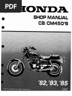 Honda CB500 Service Manual Overview | PDF | Business