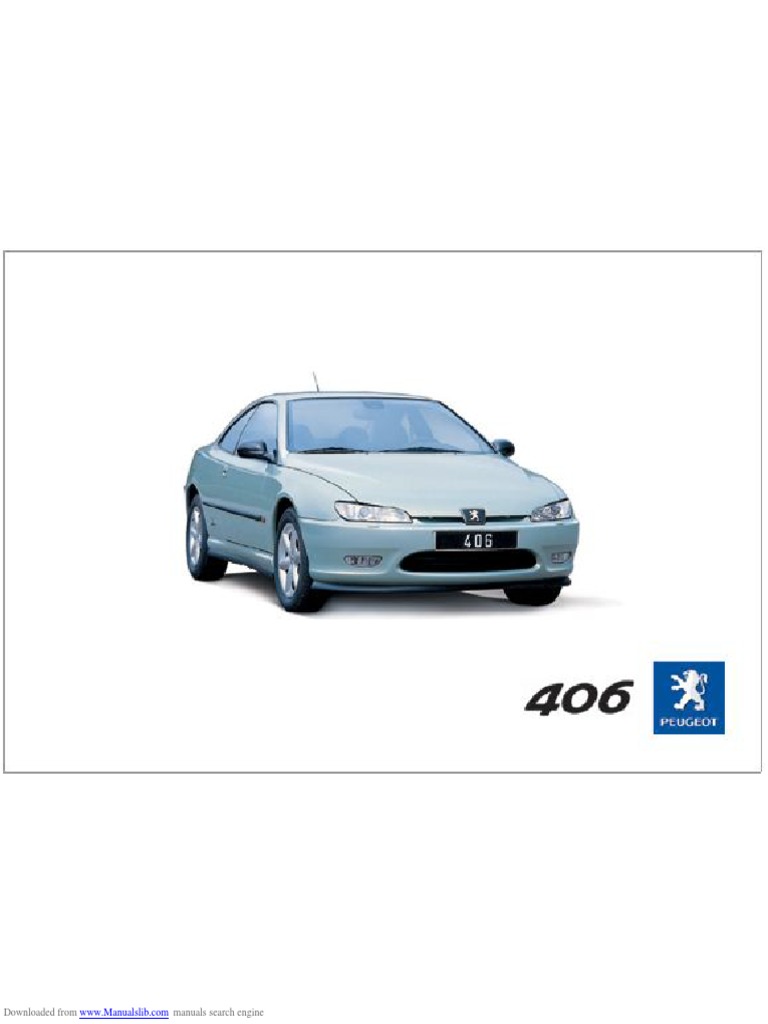 406 Coupe Features Overview | PDF | Automatic Transmission | Motor Vehicle