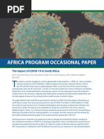 The Impact of COVID-19 in South Africa