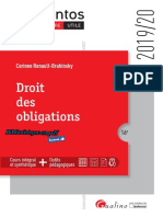 Droit Des Obligations Ed 16 2019 PDF