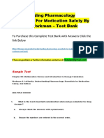 Understanding Pharmacology Essentials For Medication Safety by M. Linda Workman - Test Bank