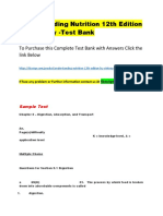 Understanding Nutrition 12th Edition by Whitney - Test Bank