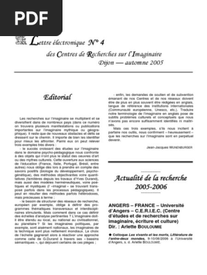 N 4 C R I Editorial Paysage Poesie