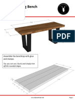 Trapezoid Bench Plans - v2 PDF