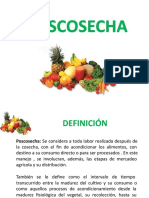 Poscosecha y pérdidas alimentarias