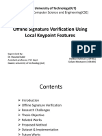 Offline Signature Verification Using Local Keypoint Features