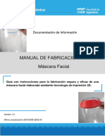 Guía de fabricación de máscara facial 3D