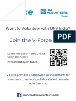 Join The V-Force India: Want To Volunteer With UNV India?