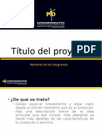 Estructura Presentación Final Del Proyecto