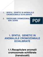 Sfatul Genetic in Anomaliile Cromozomiale Echilibrate 25.03.2020 PDF