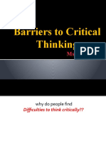 Barriers To CT