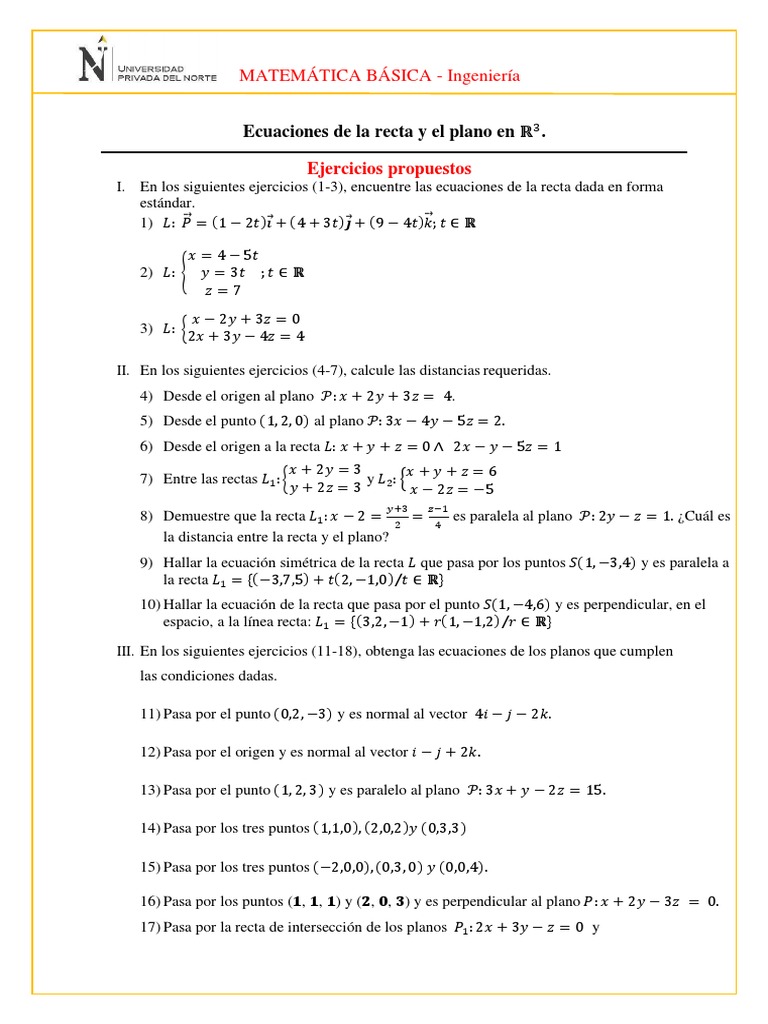 Ht Rectas Y Planos Pdf Geometria Plana Linea Geometria