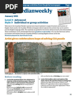 Download January 2011 Learning English Advanced worksheets by The Guardian SN45798381 doc pdf