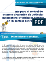 Lineamiento para El Control de Acceso y Circulación de Vehículos