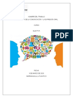 Importancia de La Comunicación y La Expresión Oral