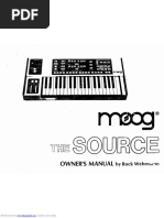 The Moog Source Owner's Manual PDF