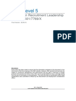 REC Level 5: Diploma in Recruitment Leadership (QCF) - 601/7769/X