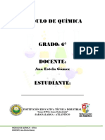 MÓDULO DE QUÍMICA 6° Grado PDF
