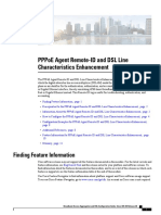 Pppoe Agent Remote-Id and DSL Line Characteristics Enhancement