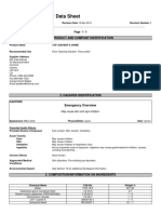 Material Safety Data Sheet: 1. Product and Company Identification