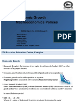 Economic Growth Macroeconomics Polices: SMBA Batch No. XXIII (Group 8)