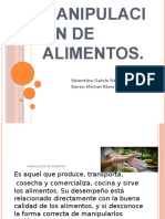 Manipulación de Alimentos