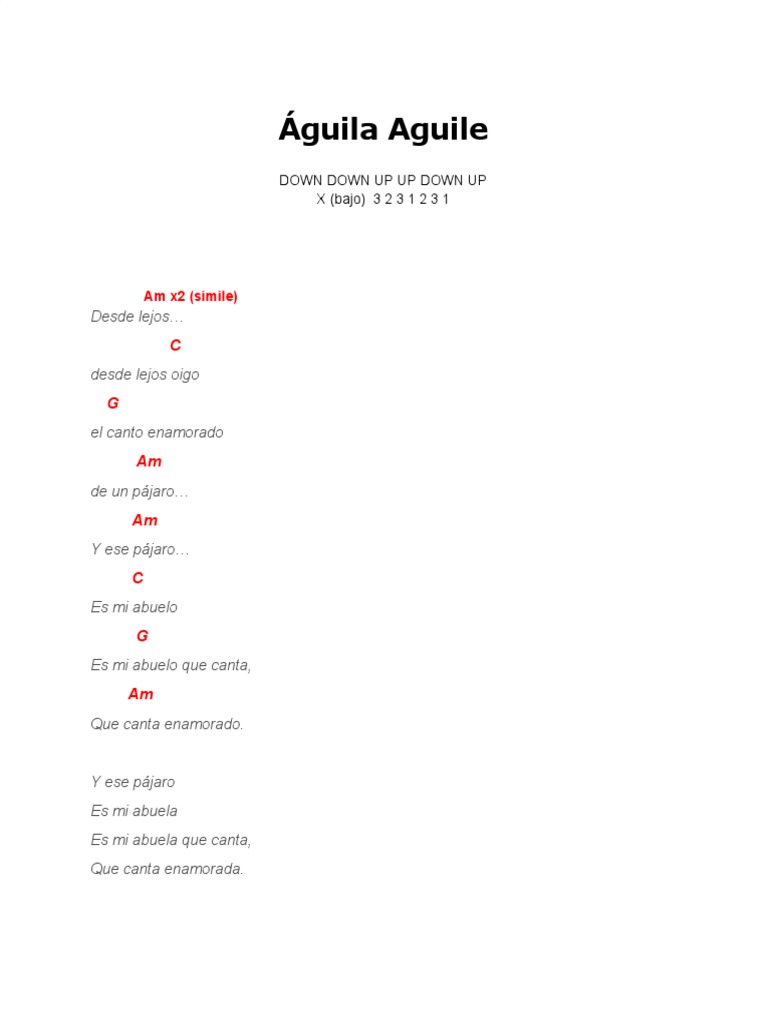 Águila Aguile PDF
