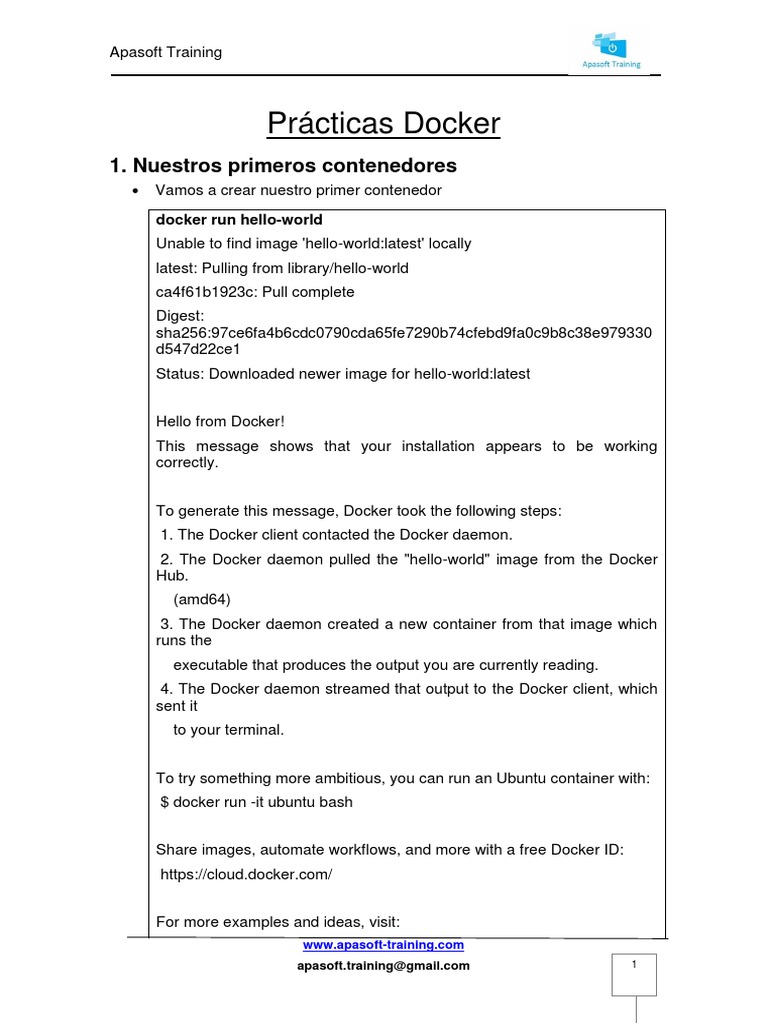 Introducción a Contenedores Docker | PDF | Unix | Computer Architecture