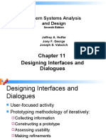 Designing Interfaces and Dialogues: Modern Systems Analysis and Design