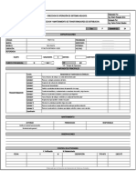 Formato Hoja de Mto Transformadores Dosa