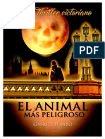 Portada de "El Animal Más Peligroso" Novela de Gabriel Antonio Pombo