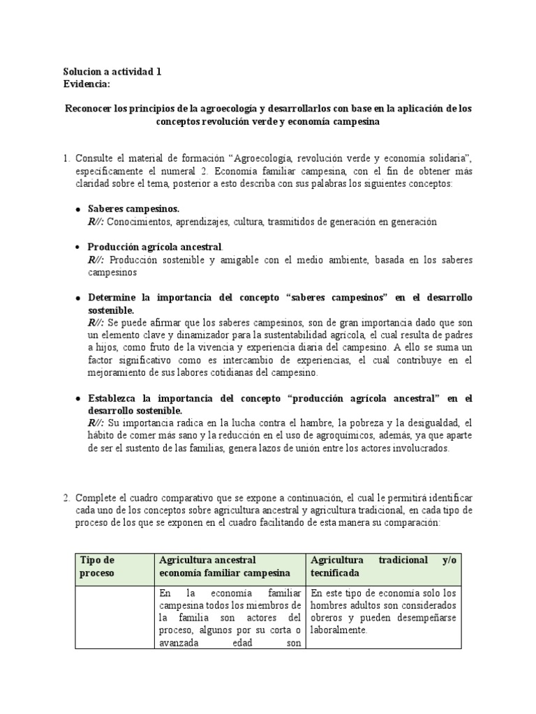 Evidencia Cuadro Comparativo Identificar Conceptos Saberes Campesinos 