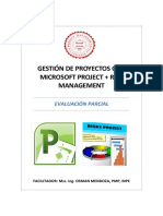 Evaluación Parcial Microsoft Project B PMC