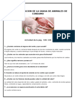 Actividad 1 Industrialización de Las Grasas Animales