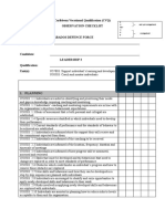 Observation Checklist COACH & LEARN