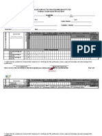 National/Caribbean Vocational Qualification (N/CVQ) Evidence Achievement Record Sheet