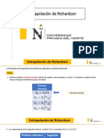 Extrapolación de Richardson: cálculo de derivadas mediante reducción progresiva del paso