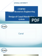 CEB703 - 15 - Design of Canal Distribution System