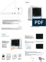 Mounting and installation options for C50 patient monitor