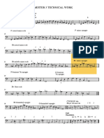 Trombone: Semester 3 Technical Work