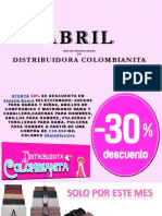 Colombianita Distributor April Promotions