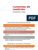 Semana 10. Instrumentos de Medición. Confiabilidad y Validez