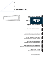 Installation Manual: Air Conditioner Indoor Unit Wall Mounted Type