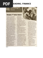 READING. Finance