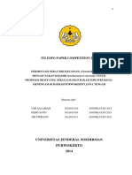 Its Expo Paper Competition 2014: Universitas Jenderal Soedirman Purwokerto 2014