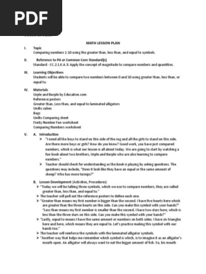 math lesson plan