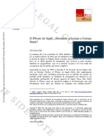 El Iphone de Apple Llamando A Europa o Europa Llama PDF