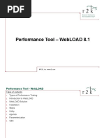 Performance Tool - Webload 8.1