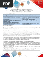 Course Syllabus English IV