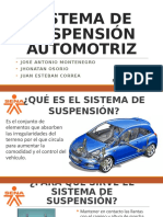 Sistema de suspensión automotriz